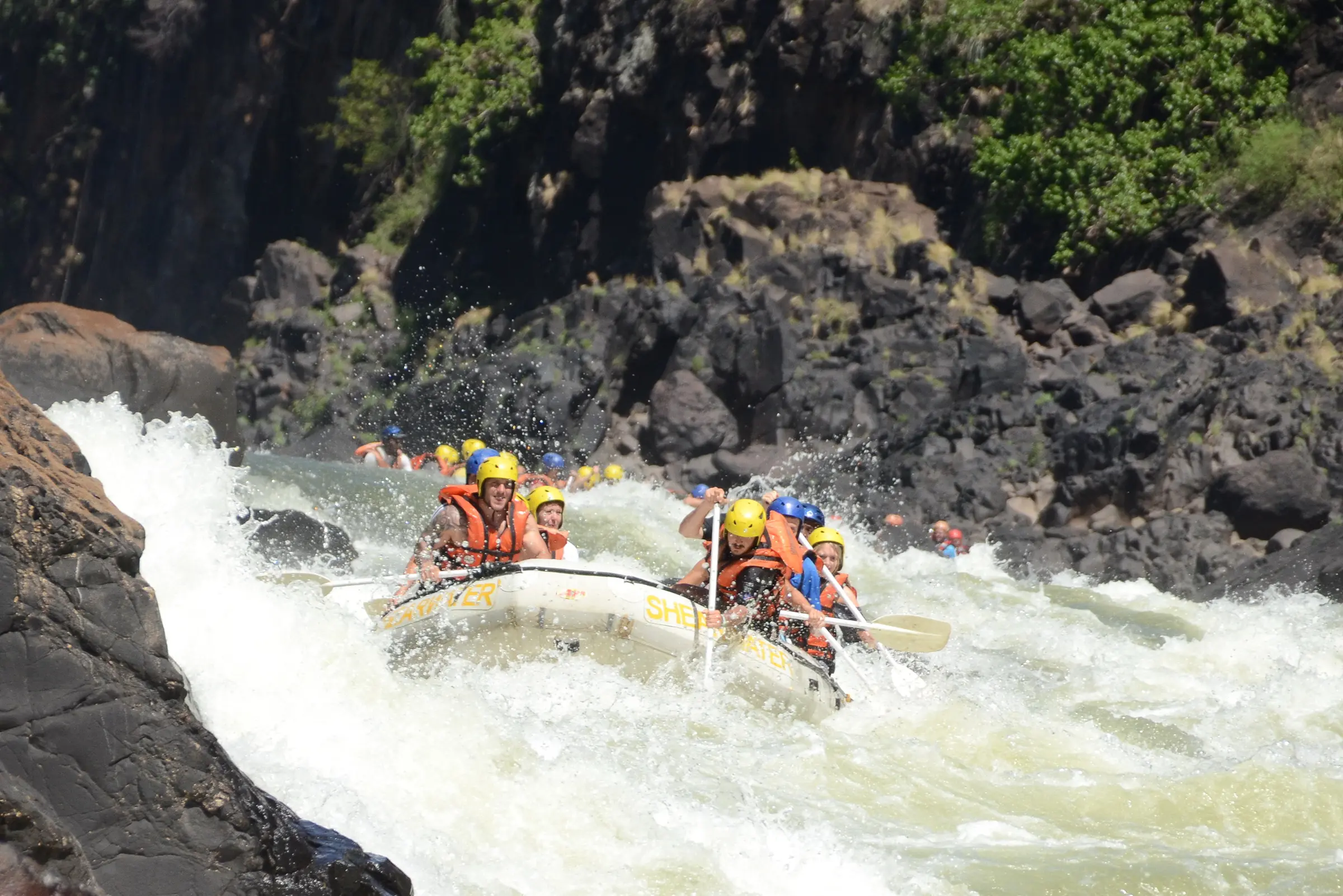 Victoria Falls – rafting na Zambezi